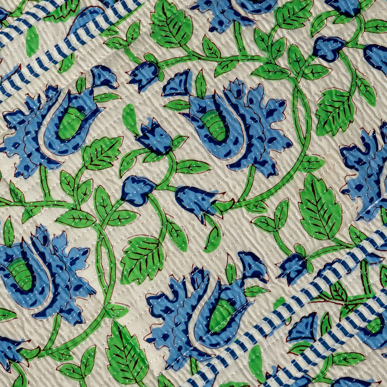 Cornflower block print