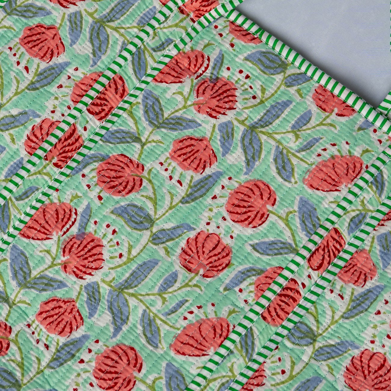 Tulip Field block print