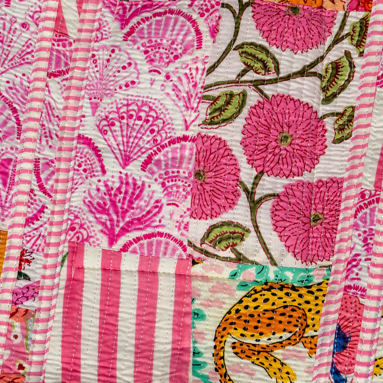 Rose Parade block print